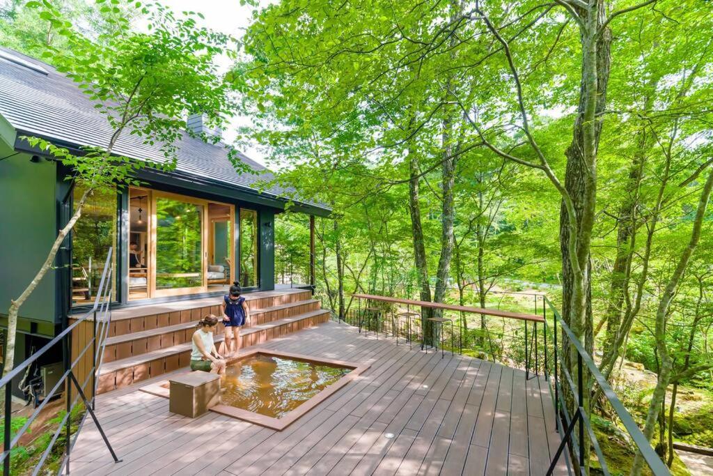 ロックフォレスト北軽井沢 Vila Exterior foto